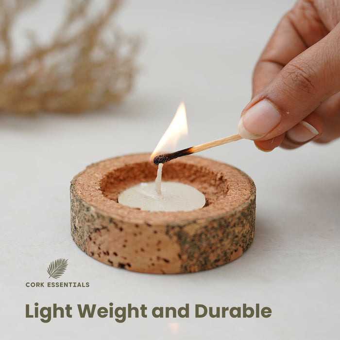 T Light Holder Round Set of 4