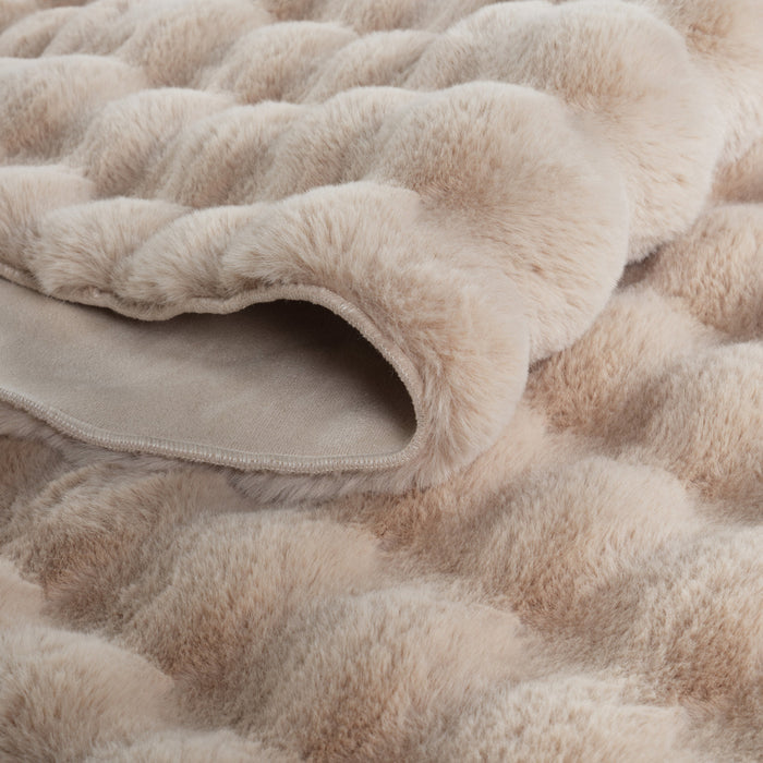Tapis en Cachemire 7/24 Cosy Premium Bubble Beige 120x180 cm