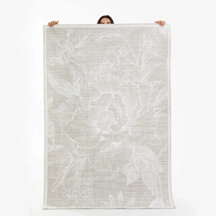 Tapis Kaşmir Halı Décoratif Art Trend Floral Double Face, 120x180 cm