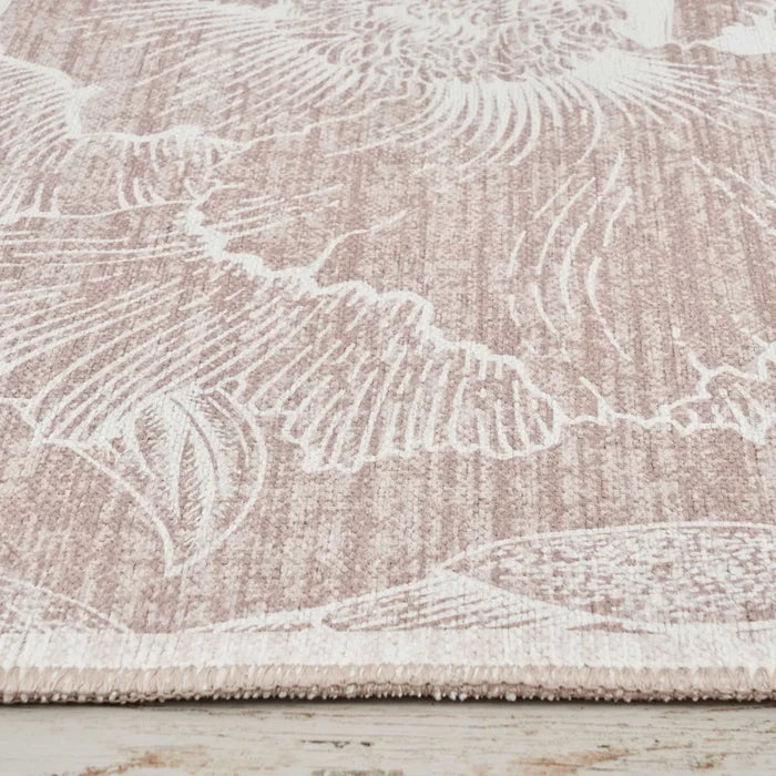 Tapis Kaşmir Halı Décoratif Art Trend Floral Double Face, 120x180 cm