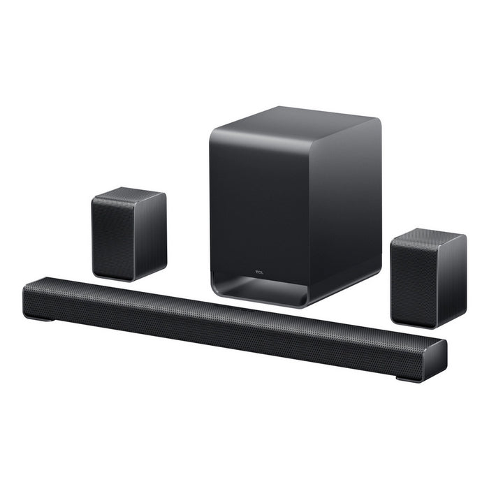 TCL S65K-UK 5.1ch Dolby Atmos & DTS:X Soundbar with Wireless Subwoofer - Black