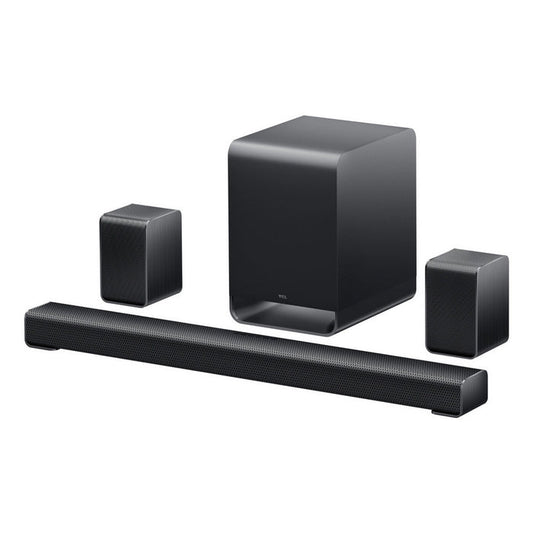 TCL S65K-UK 5.1ch Dolby Atmos & DTS:X Soundbar with Wireless Subwoofer - Black