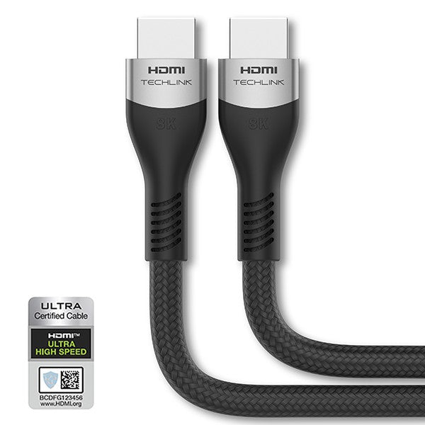 Techlink 711803 iWires Pro 8K HDMI Ultra Certified Cable - 3 Metre 3 Metre