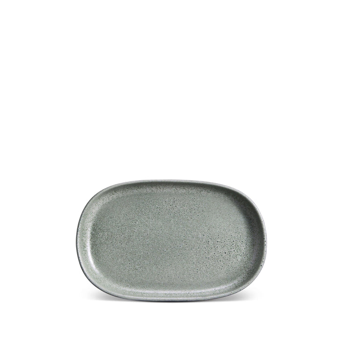Terra Oval Platter - Seafoam - L'OBJET