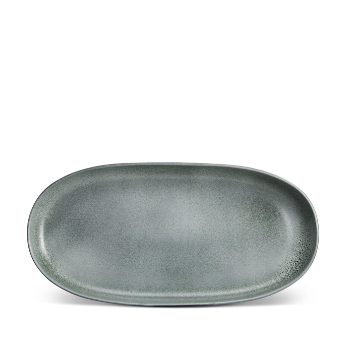 Terra Oval Platter - Seafoam - L'OBJET