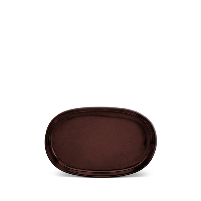 Terra Oval Platter - Wine - L'OBJET