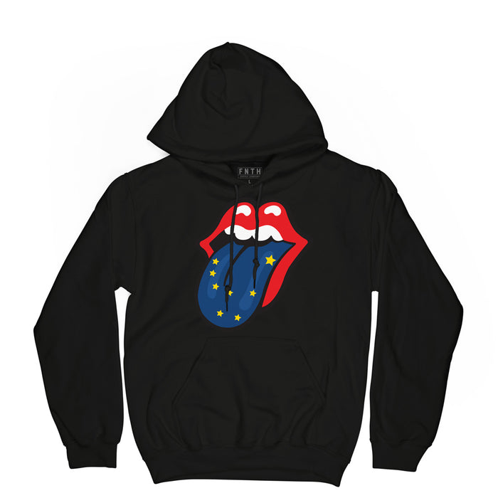 The AK Mouth Black Hoodie