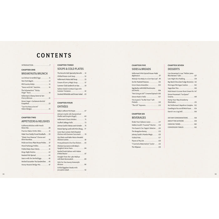 The Dirty Dancing Cookbook