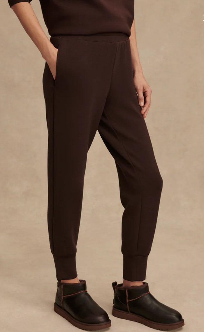 The Slim Cuff Pant 25" - Coffee Bean - Molly + Kate