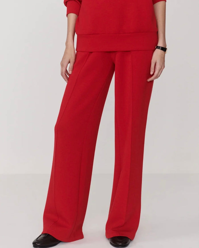 The Wide Leg Pant 30 - Red Marl - Molly + Kate