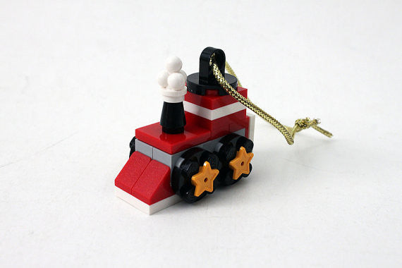 Lego Train Christmas Tree Ornament, custom set 5002813 xmas **EXCLUSIVE** / Lego Christmas gift - Lego Minifigures Frame Display - 3