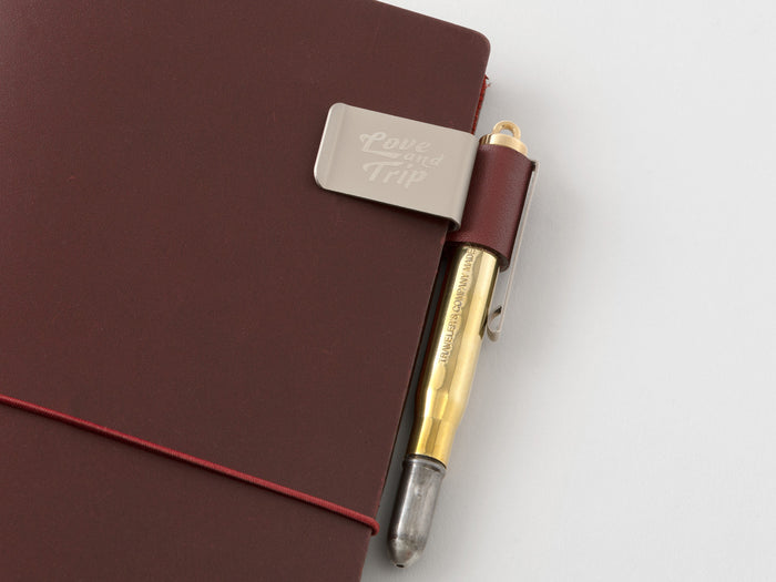 TRAVELER'S Notebook Pen Holder - Love and Trip Red Limited Edition