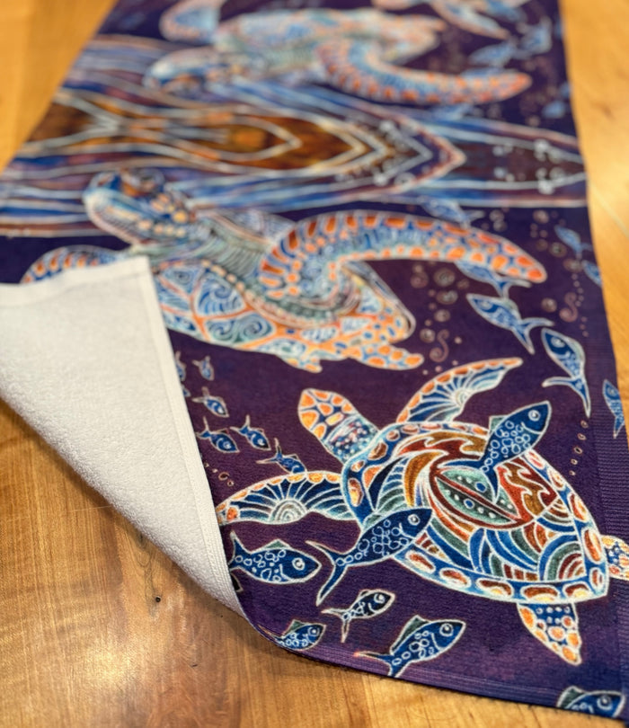 Turtles and Fish Hand Towel