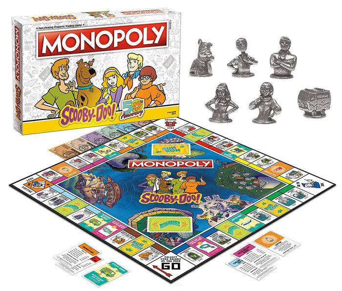 Scooby-Doo! 50th Anniversary Monopoly Board Game - Kryptonite Character Store