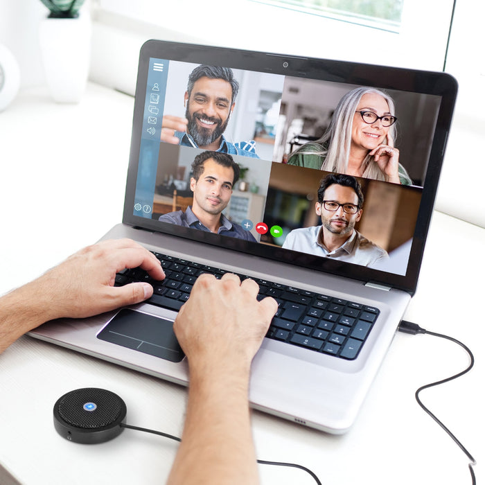 Aluratek USB Microphone lifestyle video conference