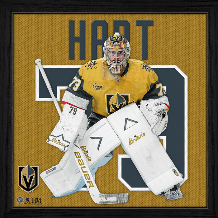 Vegas Golden Knights #79 Carter Hart Player Impact Frame