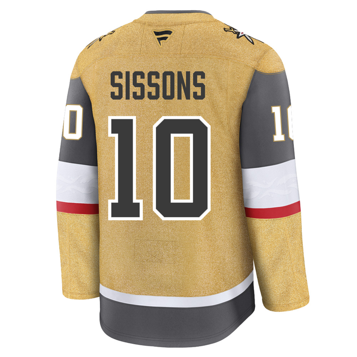 Vegas Golden Knights Fanatics Premium #10 Colton Sissons Jersey - Vegas Team Store