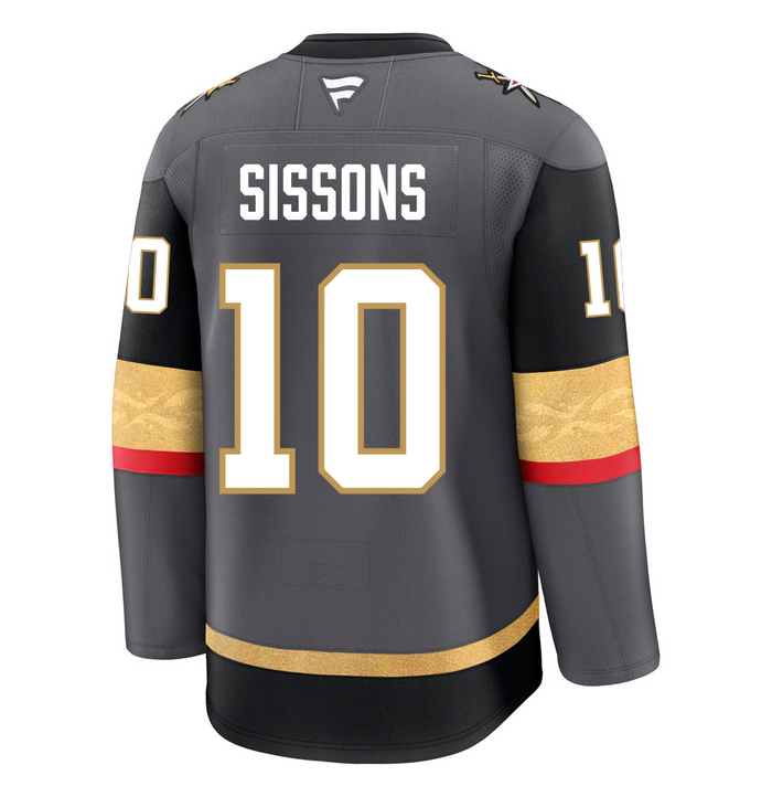 Vegas Golden Knights Fanatics Premium #10 Colton Sissons Jersey - Vegas Team Store