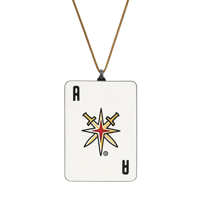 Vegas Golden Knights Playing Card Ornament