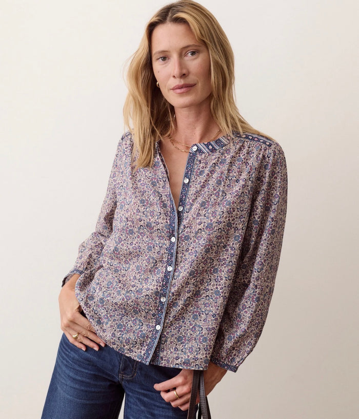 Vivian Button Through Blouse - Molly + Kate