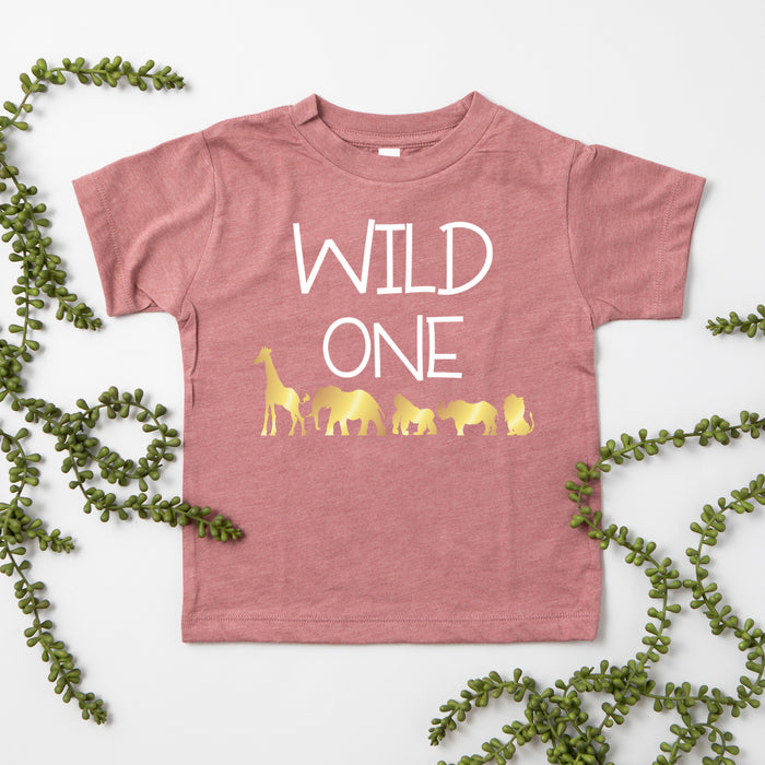 "Wild One" Jungle Themed 1st Birthday T-shirt/Bodysuit
