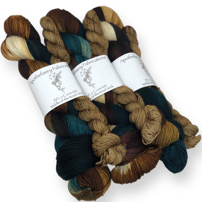 Wood Duck - sock yarn with mini, sock set
