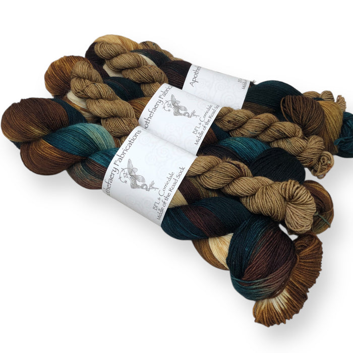 Wood Duck - sock yarn with mini, sock set