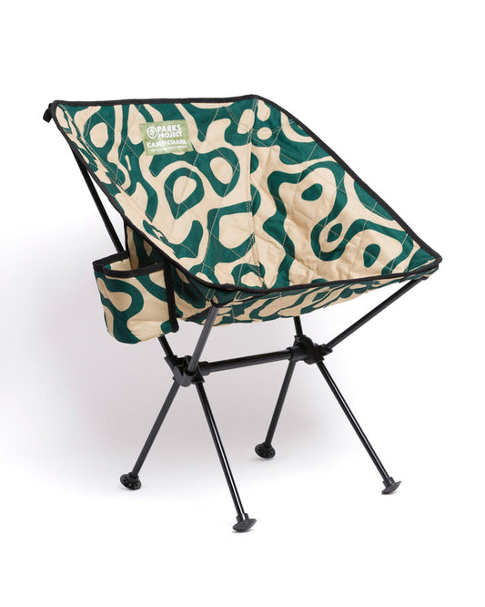 Shop Yellowstone Geysers Packable Camp Chair Inspired by Yellowstone NP | green-and-natural