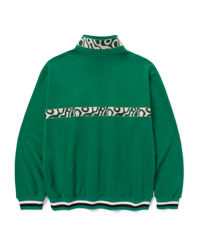 Shop Yellowstone Geysers Quarter Zip Fleece Inspired by Yellowstone NP | green