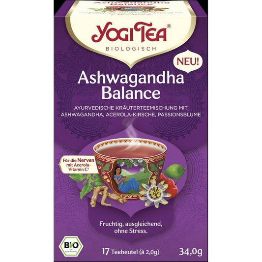 Yogi Tea Ashwa Balance Tea Organic (17 Tea Bags) 34g