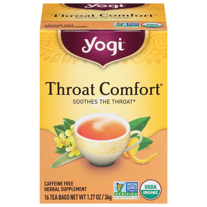 Yogi Throat Comfort Tea Organic (17 Tea Bags) 32.3g