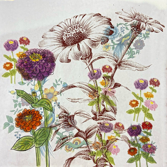 Zinnia tile