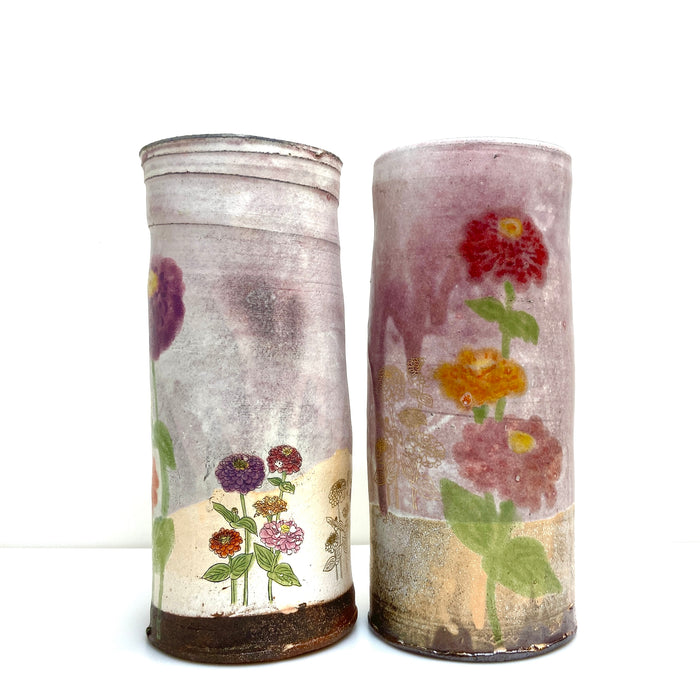 Zinnia vase