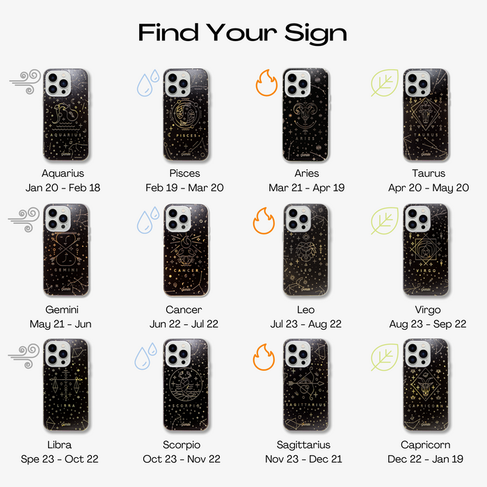 Zodiac MagSafe® Compatible iPhone Case