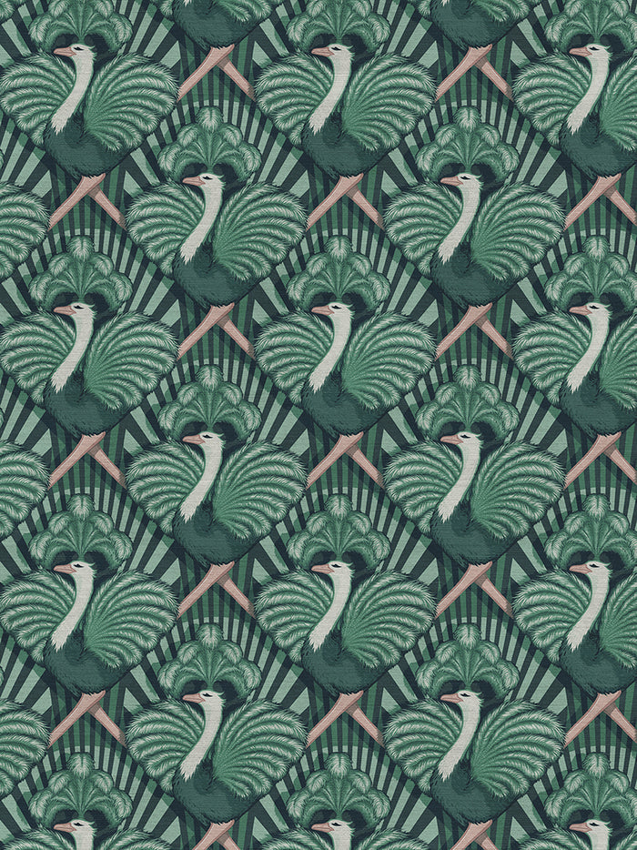 Zsa Zsa 'Bottle Green' Recycled Velvet Sample
