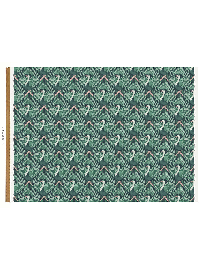 Zsa Zsa 'Bottle Green' Recycled Velvet Sample